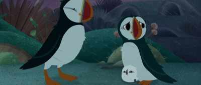 - Baba miss Oona...
- Where could she be? - Puffin Rock and the New Friends