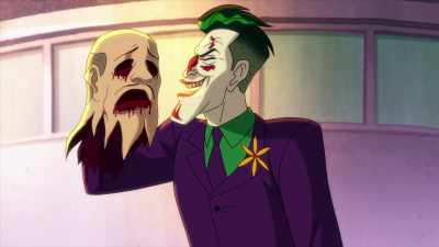 - [babbling]
- [bankers gagging] - Harley Quinn