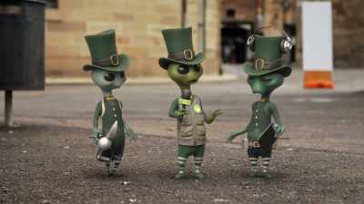[babbling] - Alien TV