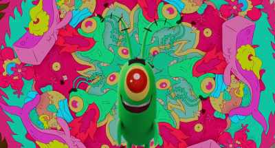 [babbling softly] - Plankton: The Movie