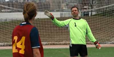 Babe, why don't you calm down?
Go get some water or something, cool off. - Friends from College