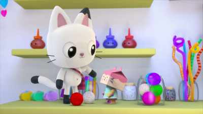 [Baby Box giggles] - Gabby's Dollhouse