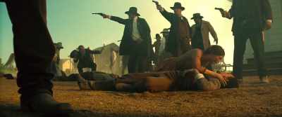 - (BABY CRYING)
- (HORSES WHINNYING) - The Magnificent Seven