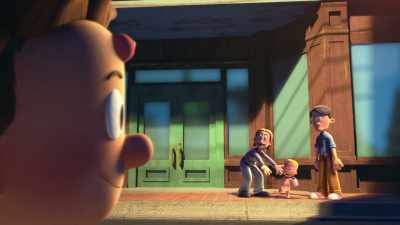 [baby giggling] - Big Nate