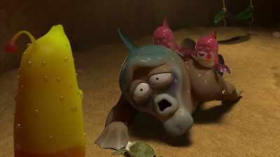 [Baby Mud chuckles] - Larva Family