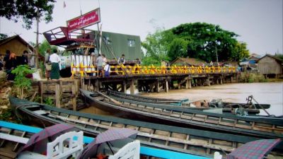 'Back at the bridge, the villagers
had broken out their tool box.' - Top Gear