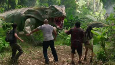 Back! Back! Back! Sean, get behind me. Sean, backpack! - Journey 2: The Mysterious Island