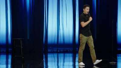 Back to being
a privileged white guy." - Fahim Anwar: There's No Business Like Show Business