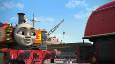 Back and forth
across the tracks, - Thomas & Friends: Big World! Big Adventures! The Movie