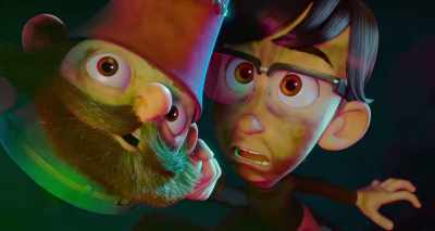 Back, foul beast, - Gnome Alone