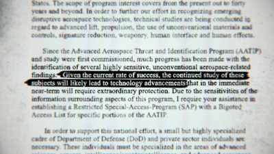 Back when I was
a junior person - Unidentified: Inside America's UFO Investigation