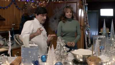 Back in a flash-- of your pan.
(chuckling) - The Enchanted Christmas Cake