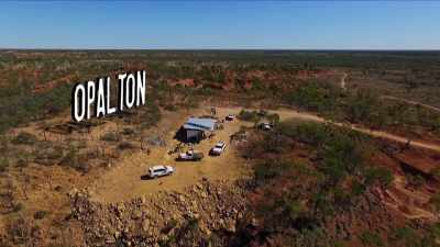 Back in Opalton, - Outback Opal Hunters