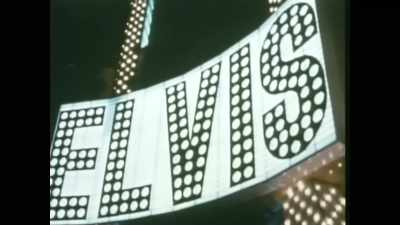 Back in the '70s, Elvis banners
and Elvis spotlights. - Vegas: The Story of Sin City