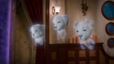 Back up, buster! No one threatens my friends. - Phantom Pups