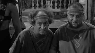 Back up fellas
before it's too late. - The Three Stooges Meet Hercules