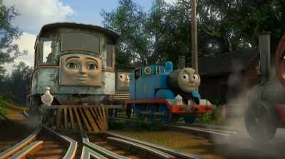 Back up, Theo! Baaack up. - Thomas & Friends: Journey Beyond Sodor