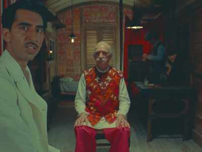 Backstage, I found Imdad
sitting quietly on a stool - The Wonderful Story of Henry Sugar and Three More