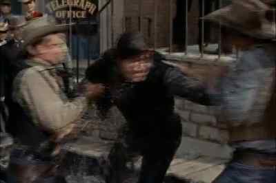 Backwards!
Chip, he's unarmed. - The Wild and the Innocent