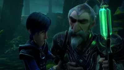 -Badly.
-[groans] - Wizards: Tales of Arcadia