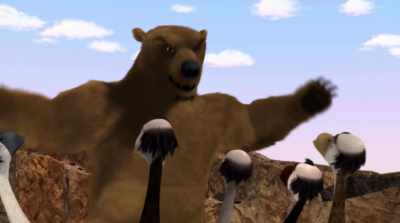 [bagpipe music continues
at faster pace] - Alpha & Omega: Journey to Bear Kingdom