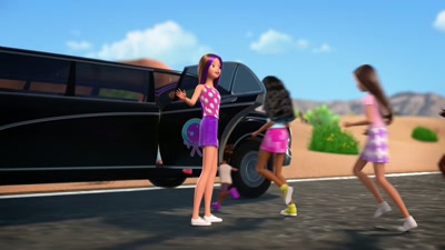 Baik, semuanya, ayo pergi! Masuklah. - Barbie: Skipper and the Big Babysitting Adventure