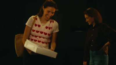 [Bailey and Sam giggle] - The Holiday Club