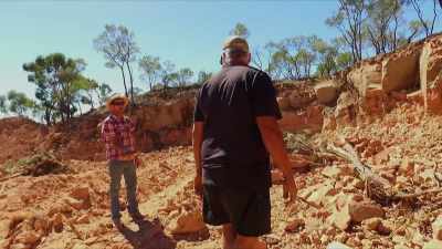 Bald Knob is already proving
promising, - Outback Opal Hunters