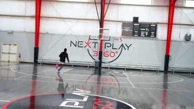 - [ball thudding]
- [music swells] - Destination NBA: A G League Odyssey