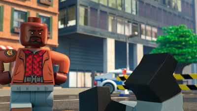 -[Ballinger] Dennis!
-[yelps, grunts] - LEGO Marvel Avengers: Mission Demolition