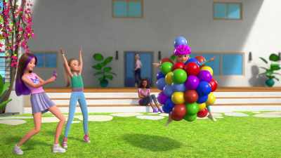 [balloons popping] - Barbie: A Touch of Magic