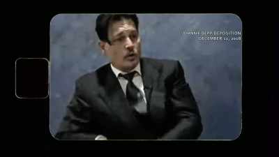 Bam, here you come. I come out.
Fight. Crazy, escalated. - Johnny vs Amber: The US Trial