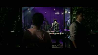 [band performing]
♪ Can I feel the space ♪ - Extraction