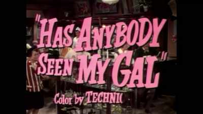 (band playing
"Has Anybody Seen My Gal") - Rock Hudson: All That Heaven Allowed