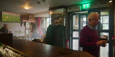 [bar patrons chattering] - Bad Sisters