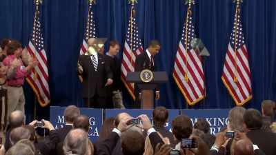 Barack Obama, in just a few
short weeks as president, - Obama: In Pursuit of a More Perfect Union