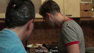 (Baranova speaking) - Welcome to Chechnya