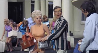 Barbara dear do you think you're quite suitably dressed for travelling - Carry on Camping