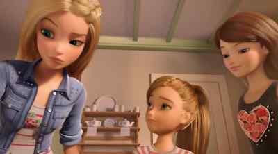           [Barbie]
          There it is. - Barbie & Her Sisters in the Great Puppy Adventure