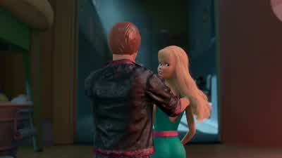 Barbie wait Don't touch meWe're through Barbie I didAnd give me my scarf back Ow - Toy Story 3