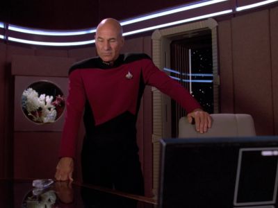 Barclay to Enterprise.
One to beam back. - Star Trek: The Next Generation