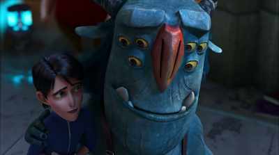 Barely, but I am happy
to stand by your side, Blinky. - Trollhunters: Rise of the Titans