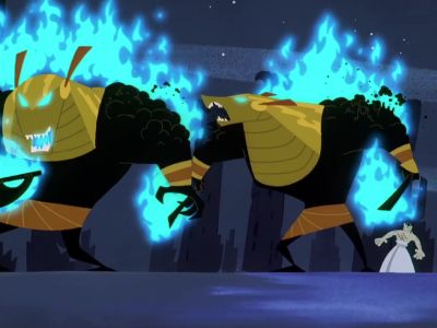 (BARKING AND SNARLING) - Samurai Jack