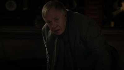 [Barking and snarling] - Damien