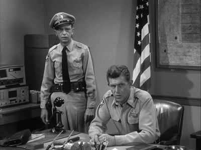 BARNEY, MAYBE YOU
BETTER DRIVE HIM HOME. - The Andy Griffith Show