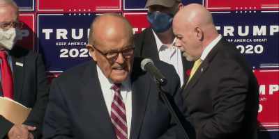 Barr: Obviously, Rudy
played a big role, you know, - Stopping the Steal