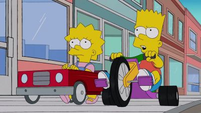 Bart, those are strangers. - The Simpsons