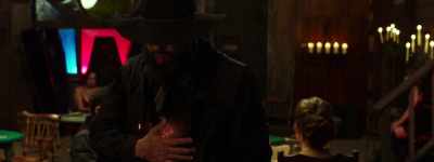 (bartender laughing) - Death Rider in the House of Vampires