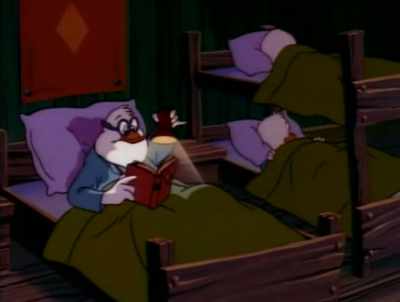 Based on Duckworth's
old cleaning schedule, - DuckTales