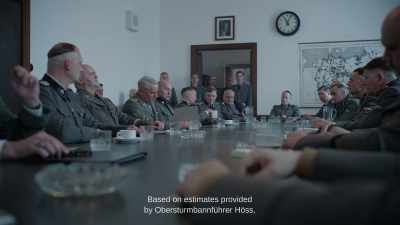 Based on estimates provided
by Obersturmbannführer Höss, - The Zone of Interest